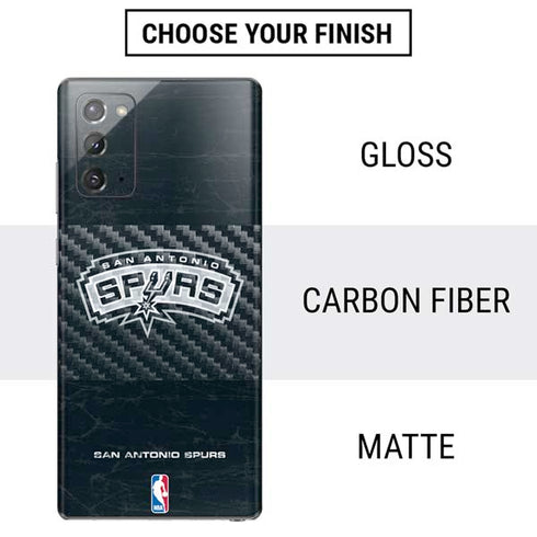 NBA San Antonio Spurs Primary Logo Galaxy Note20 5G Skin